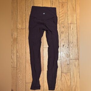 Black cherry, Lululemon leggings size 2